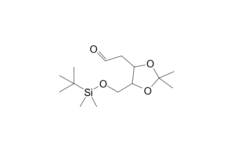 {5'-[(t-Butyldimethylsilyl)oxymethyl]-2',2'-dimethyl-[1,3]dioxolan-4'-yl}-acetaldehyde