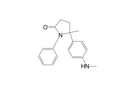 2-Pyrrolidinone, 5-methyl-5-[4-(methylamino)phenyl]-1-phenyl-