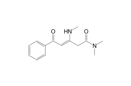 N,N-Dimethyl-3-methylamino-5-oxo-5-phenyl-3-pentenamide