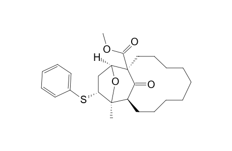 (1R*,11S*,12S*,13R*,15S*)-1-(Methoxycarbonyl)-12-methyl]-3-(phenylthio)-17-oxatricyclo[9.4.1.1(12,15)]heptadecan-16-one
