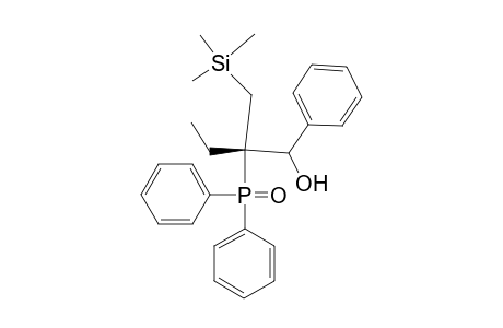 Benzenemethanol, .alpha.-[1-(diphenylphosphinyl)-1-[(trimethylsilyl)methyl]propyl]-, (R*,S*)-
