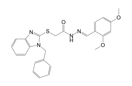acetic acid, [[1-(phenylmethyl)-1H-benzimidazol-2-yl]thio]-, 2-[(E)-(2,4-dimethoxyphenyl)methylidene]hydrazide
