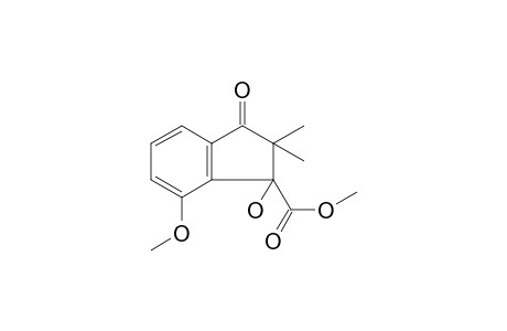 2,2-DIMETHYL-3-HYDROXY-3-METHOXYCARBONYL-4-METHOXY-1H-INDEN-1-ONE