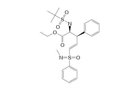 (+)-(E,S(S),2S,3S)-5-(N-METHYL-S-PHENYLSULFONIMIDOYL)-3-PHENYL-2-(2-METHYLPROPANE-2-SULFONYLAMINO)-PENT-4-ENOIC-ACID-ETHYLESTER