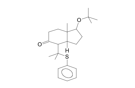5H-INDEN-5-ONE, 1-(1,1-DIMETHYLETHOXY)OCTAHYDRO-7a-METHYL-4-[1-METHYL-1-(PHENYLTHIO)ETHYL]-