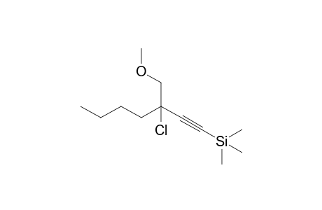 3-Chloro-3-methoxymethyl-1-trimethylsilyl-1-heptyne