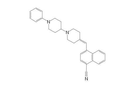 1-(1-PHENYL-4-PIPERIDYL)-4-[(4-CYANO-1-NAPHTHYL)-METHYLENE]-PHENYL