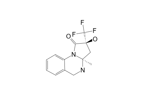 (2S*,3AS*)-2-HYDROXY-3A-METHYL-2-(TRIFLUOROMETHYL)-3,3A,4,5-TETRAHYDROPYRROLO-[1,2-A]-QUINAZOLIN-1(2H)-ONE