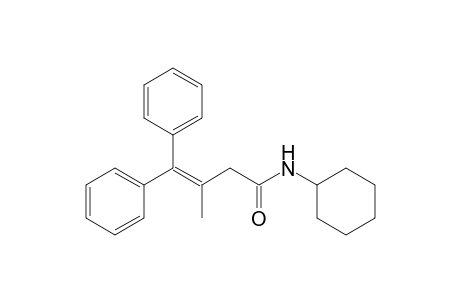 3-Butenamide, N-cyclohexyl-3-methyl-4,4-diphenyl-