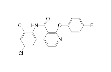 Pyridine-3-carboxamide, N-(2,4-dichlorophenyl)-2-(4-fluorophenoxy)-
