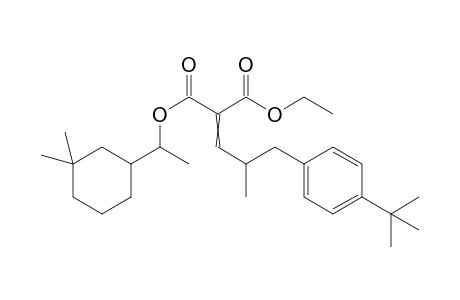O1-[1-(3,3-dimethylcyclohexyl)ethyl] O3-ethyl 2-[3-(4-tert-butylphenyl)-2-methyl-propylidene]propanedioate
