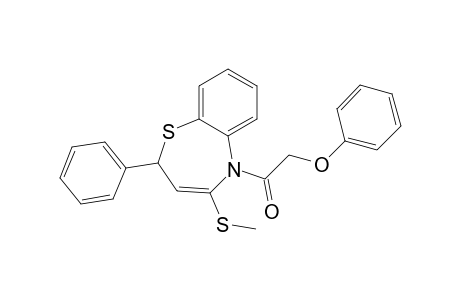 1-(4-Methylsulfanyl-2-phenyl-2H-1,5-benzothiazepin-5-yl)-2-phenoxy-ethanone