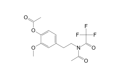 2-(3-Methoxy-4-acetoxyphenyl)-N-(trifluoroacetyl)-N-acetyl-ethylamine