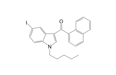 5-Iodo-1-pentyl-3-(1-naphthoyl)-1H-indole