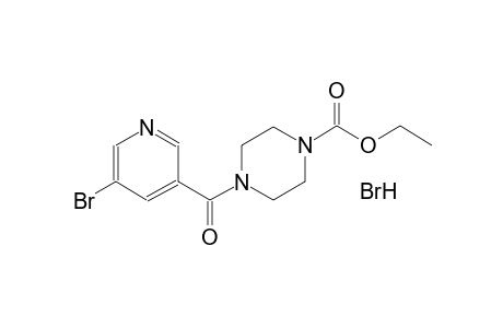 ethyl 4-[(5-bromo-3-pyridinyl)carbonyl]-1-piperazinecarboxylate hydrobromide