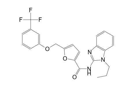 N-(1-propyl-1H-benzimidazol-2-yl)-5-{[3-(trifluoromethyl)phenoxy]methyl}-2-furamide
