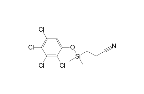 2,3,4,5-tetrachlorophenol cyanoethyldimethylsilyl ether