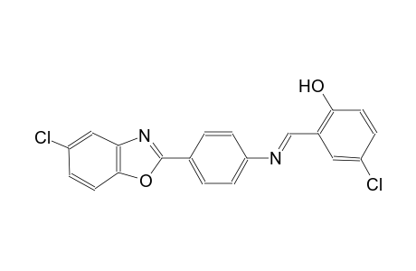 phenol, 4-chloro-2-[(E)-[[4-(5-chloro-2-benzoxazolyl)phenyl]imino]methyl]-