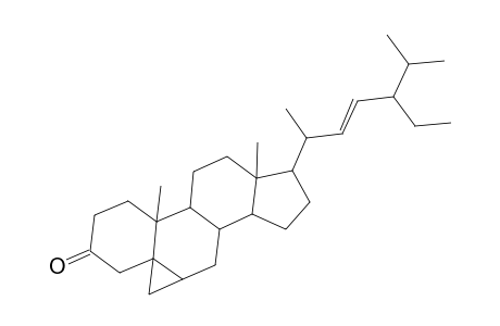 Cyclopropa[5,6]stigmast-22-en-3-one, 3',6-dihydro-, (5.beta.,6.alpha.,22E)-