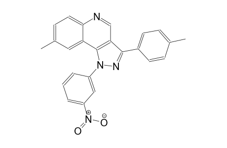 8-methyl-3-(4-methylphenyl)-1-(3-nitrophenyl)-1H-pyrazolo[4,3-c]quinoline