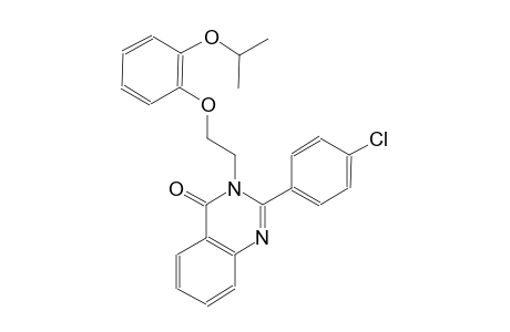 4(3H)-quinazolinone, 2-(4-chlorophenyl)-3-[2-[2-(1-methylethoxy)phenoxy]ethyl]-