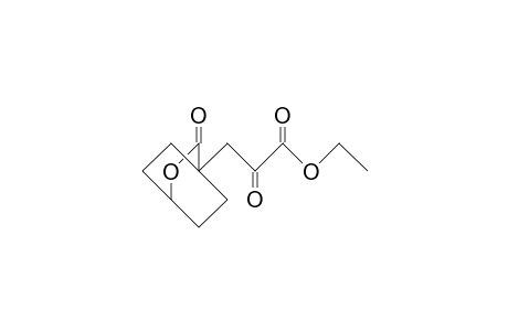 3-(3-Oxo-2-oxa-bicyclo(2.2.2)oct-4-yl)-2-oxo-propionic acid, ethyl ester