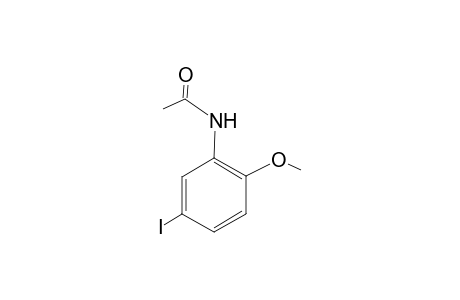N-(5-iodanyl-2-methoxy-phenyl)ethanamide