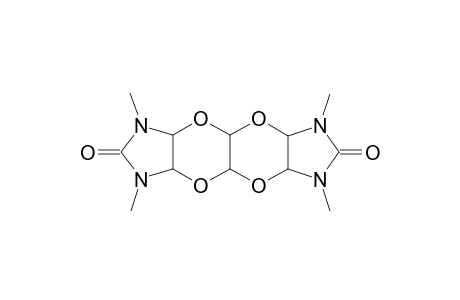 1,4,5,8-Tetraoxa-[2,3 : 6,7]-bis[1',3'-dimethyl-2'-oxo-1',3'-pyrazolo]-(perhydro)naphthalene