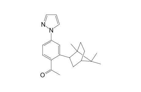 1-[4-(1H-Pyrazol-1-yl)-2-(endo-1,7,7-trimethylbicyclo[2.2.1]heptan-2-yl)phenyl]ethan-1-one