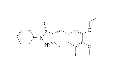 (4E)-4-(3-ethoxy-5-iodo-4-methoxybenzylidene)-5-methyl-2-phenyl-2,4-dihydro-3H-pyrazol-3-one