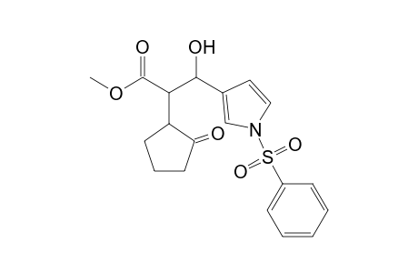 Methyl [.alpha.(.xi.),.beta.(.xi.)].beta.-Hydroxy-.alpha.-[(.xi.)-2-oxocyclopentyl]-1-(phenylsulfonyl)-1H-pyrrole-3-propanoate