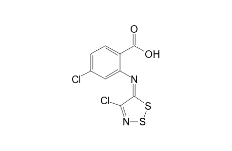 4-Chloro-N-(4-chloro-5H-1,2,3-dithiazol-5-ylidene)anthranilic acid