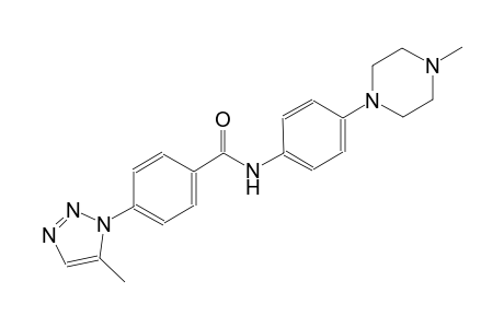 benzamide, N-[4-(4-methyl-1-piperazinyl)phenyl]-4-(5-methyl-1H-1,2,3-triazol-1-yl)-