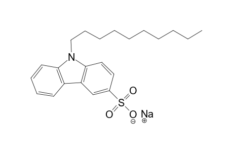 9-decylcarbazole-3-sulfonic acid, sodium salt