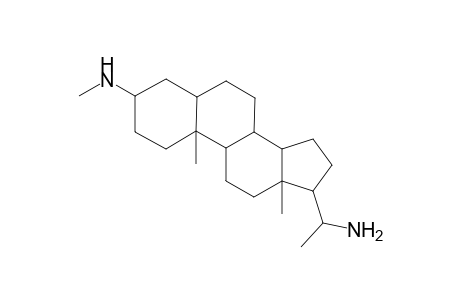 5.alpha.-Pregnane-3.beta.,20.alpha.-diamine, N3-methyl-