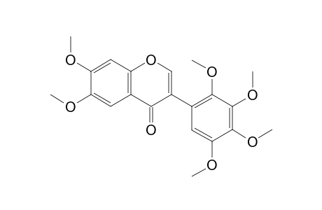 6,7-Dimethoxy-3-(2,3,4,5-tetramethoxyphenyl)-4H-chromen-4-one