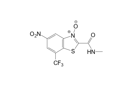 N-methyl-5-nitro-7-(trifluoromethyl)-2-benzothiazolecarboxamide, 3-oxide