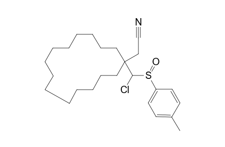{1-[Chlorp(p-tolylsulfinyl)methyl]cyclopentadecyl}acetonitrile