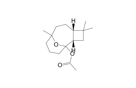 2-Acetoxy-6,10,10-trimethyl-2,6-epoxybicyclo[7.2.0]undecane