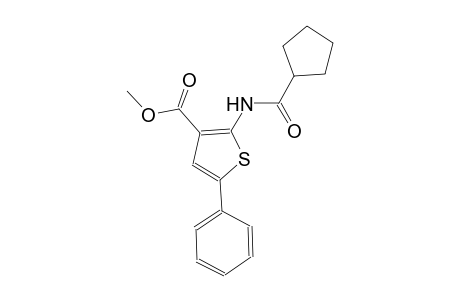 methyl 2-[(cyclopentylcarbonyl)amino]-5-phenyl-3-thiophenecarboxylate