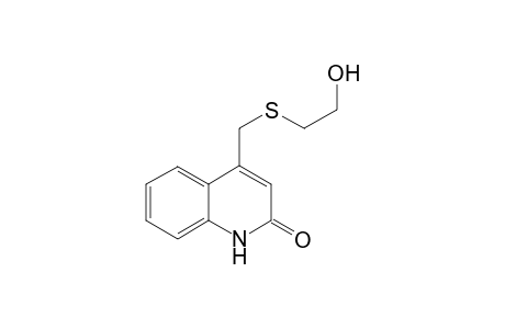 2(1H)-Quinolinone, 4-[[(2-hydroxyethyl)thio]methyl]-