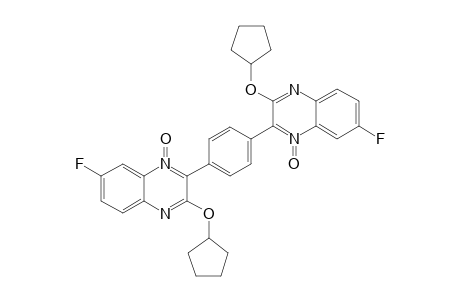 2,2'-(1,4-Phenylene)bis[3-(cyclopentyloxy)-7-fluoro-quinoxaline N-Oxide]