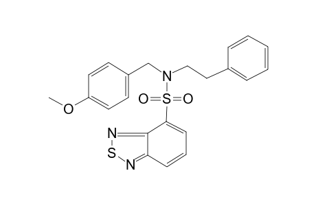 N-(4-methoxybenzyl)-N-(2-phenylethyl)-2,1,3-benzothiadiazole-4-sulfonamide