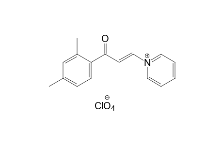 trans-1-[3-oxo-3-(2,4-xylyl)propenyl]pyridinium perchlorate