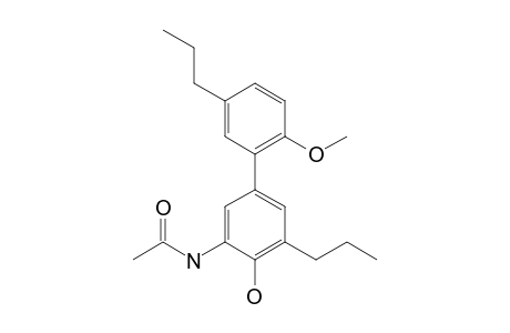 5'-ACETAMIDO-2-METHOXY-3',5-DIPROPYLBIPHENYL-4'-OL
