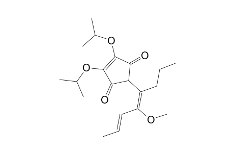 2-[(4E,6E)-5-methoxyocta-4,6-dien-4-yl]-4,5-di(propan-2-yloxy)cyclopent-4-ene-1,3-dione
