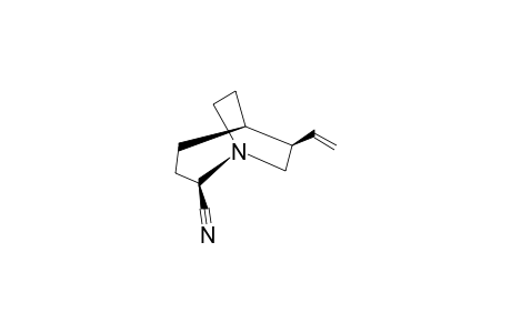 6-VINYL-1-AZA-BICYCLO-[3.2.2]-NONANE-2-CARBONITRILE