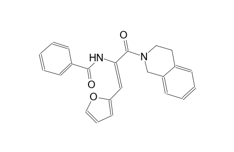 N-[(Z)-1-(3,4-dihydro-2(1H)-isoquinolinylcarbonyl)-2-(2-furyl)ethenyl]benzamide