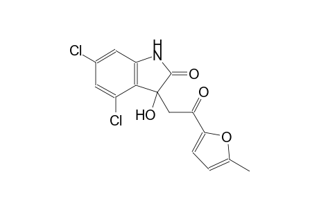 4,6-dichloro-3-hydroxy-3-[2-(5-methyl-2-furyl)-2-oxoethyl]-1,3-dihydro-2H-indol-2-one