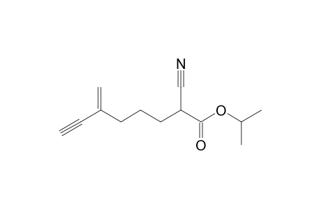 2-Cyano-6-methyleneoct-7-ynoic acid isopropyl ester